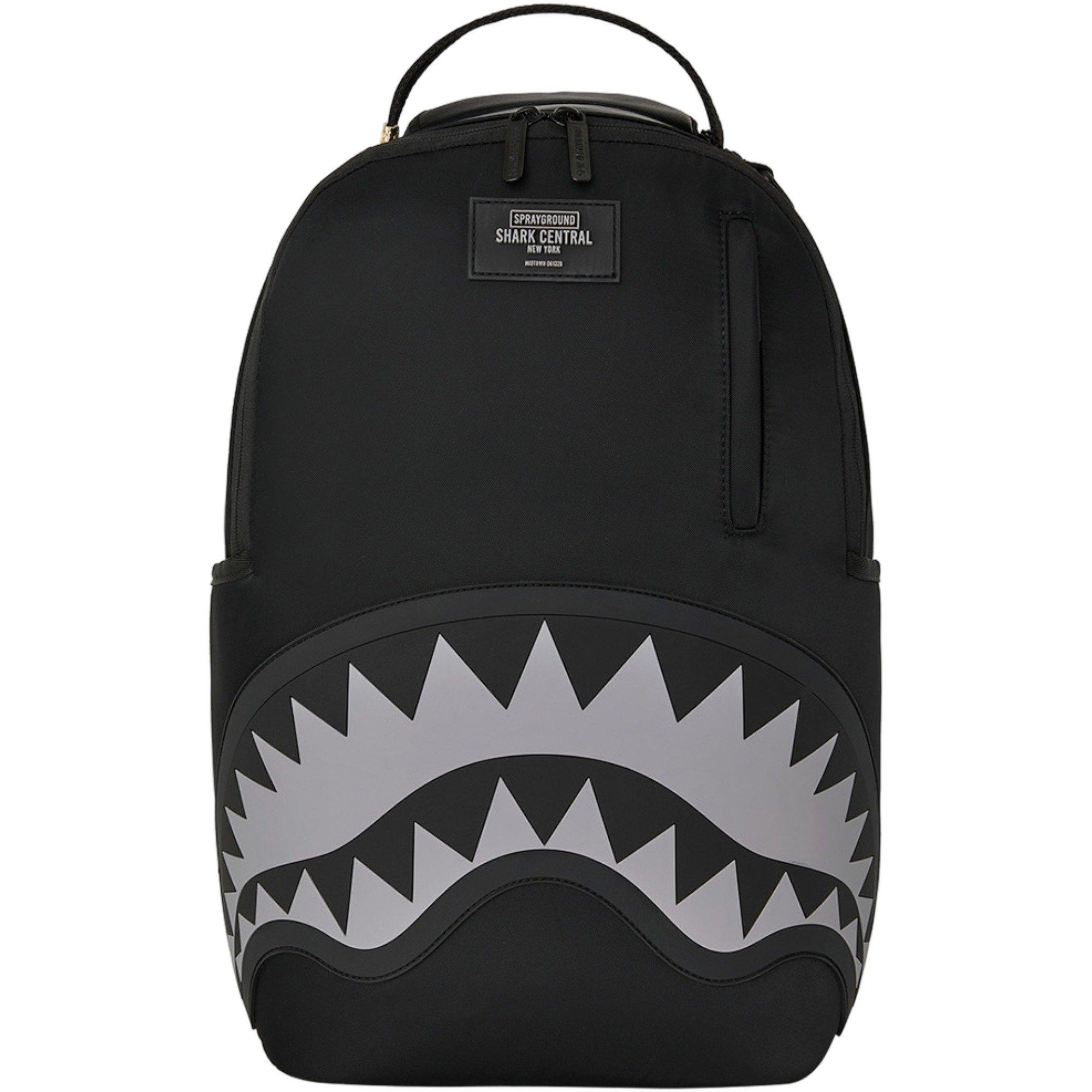 Sprayground Shark Central Backpack - Black - BLACK